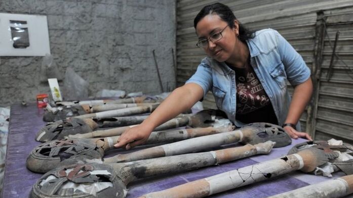 A arqueóloga Mara Abigaíl Becerra Amezcua chefiou o trabalho de pesquisa