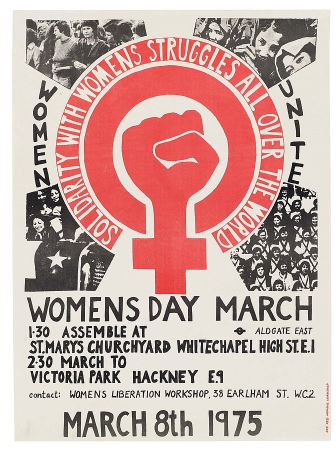 Cartaz do Dia Internacional da Mulher