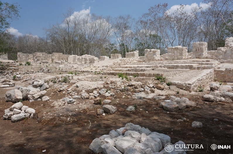 Ruínas do palácio maia