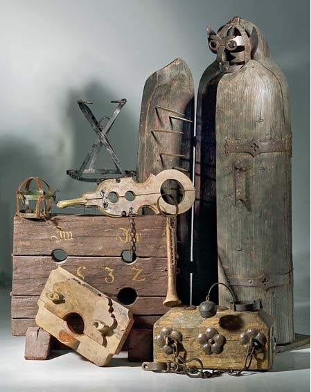 Instrumentos de tortura supostamente medievais
