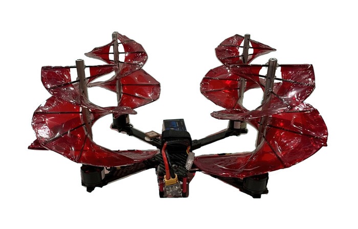 Drone baseado no projeto de Leonardo da Vinci