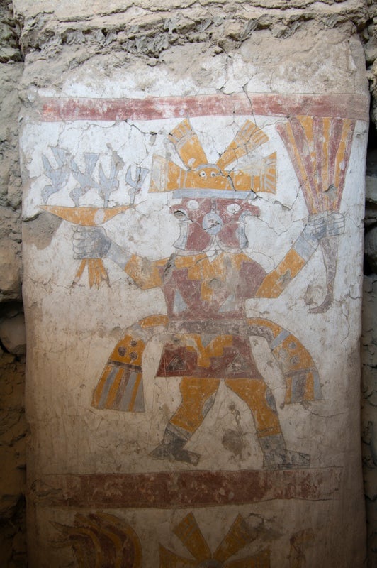 Mural do povo Moche