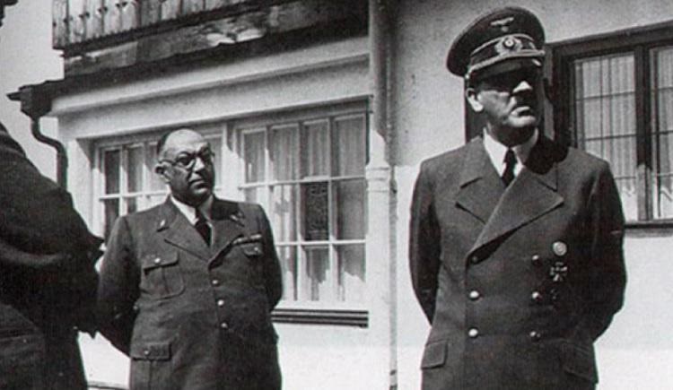 Thedor Morell e Adolf Hitler