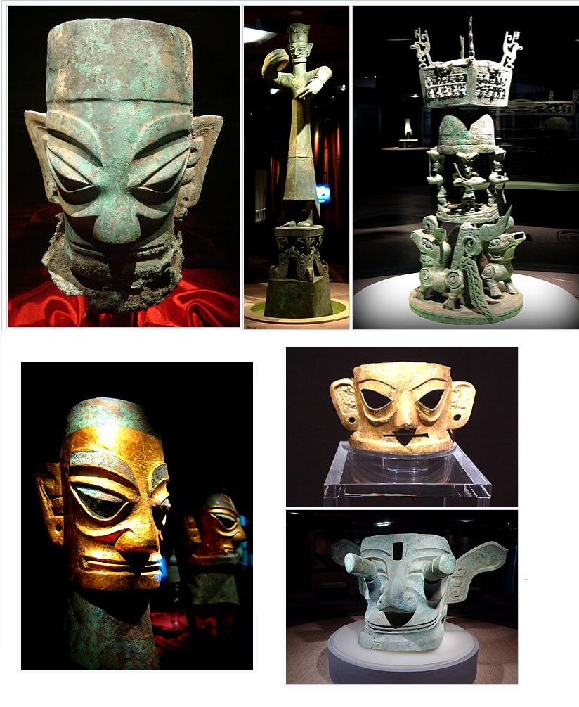 Artefatos encontrados em Sanxingdui