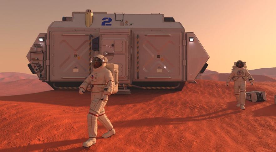 Astronautas em Marte