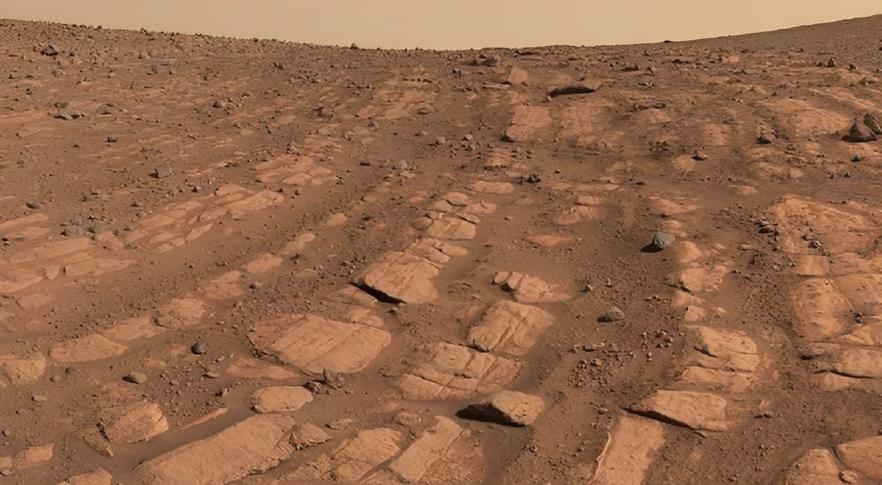 Evidência de rio em Marte