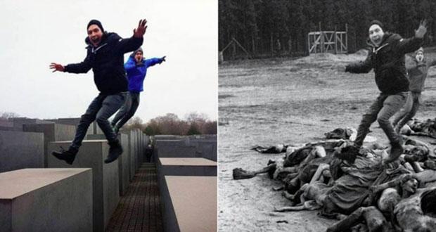 Selfies em memorial do holocausto viram projeto bombástico -0