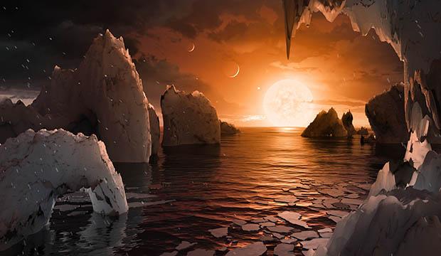 NASA encontra 7 planetas habitáveis do tamanho da Terra-0