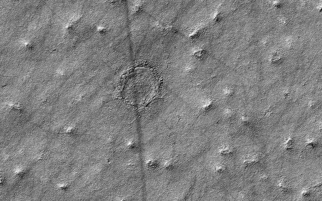 Ninguém consegue explicar a origem desta mega cratera descoberta em Marte-0