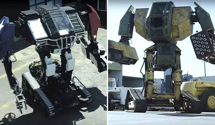 No melhor estilo Transformers: a briga entre dois robôs gigantes está pronta para começar-0