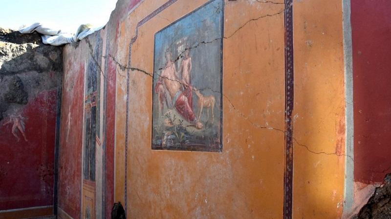 Pintura que representa o mito de Narciso é encontrada nas ruínas de Pompeia -0