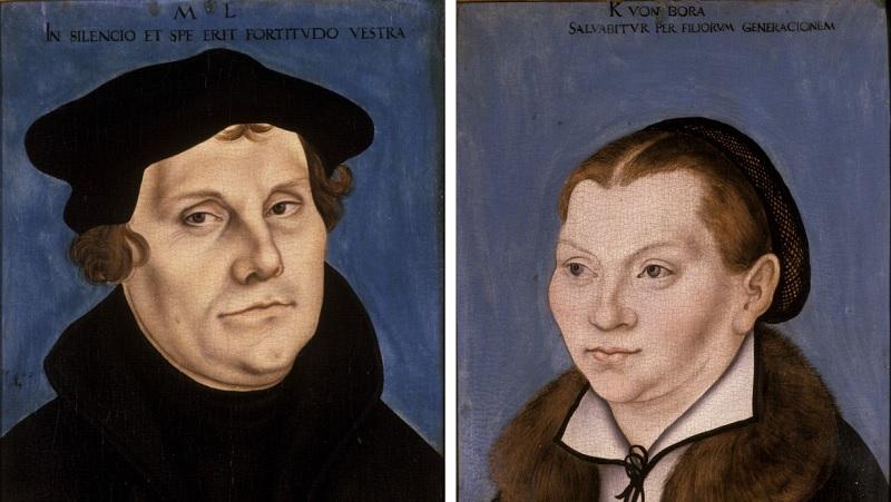 Martinho Lutero se casa com Catarina de Bora-0