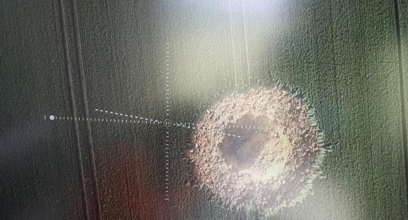 Explosão de bomba da Segunda Guerra deixa cratera em campo na Alemanha-0