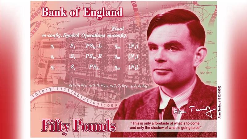 Cientista Alan Turing é homenageado em nota de 50 libras na Inglaterra-0