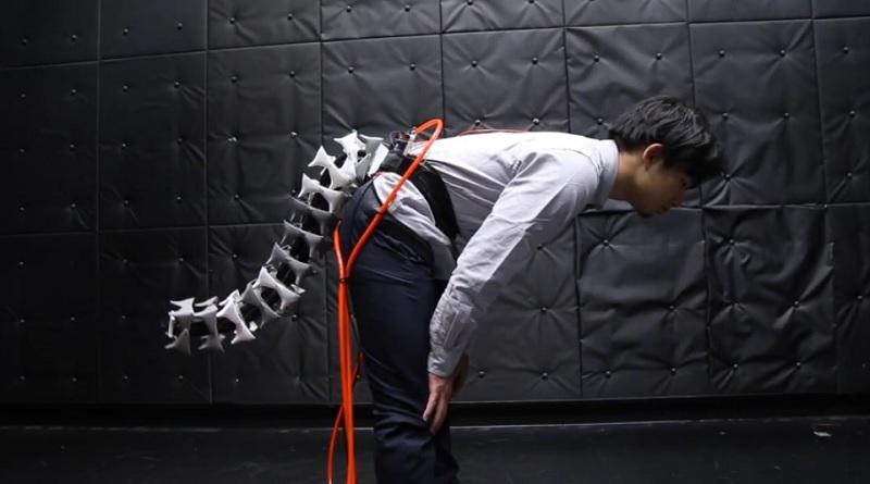 Cientistas japoneses desenvolvem cauda robótica para humanos-0