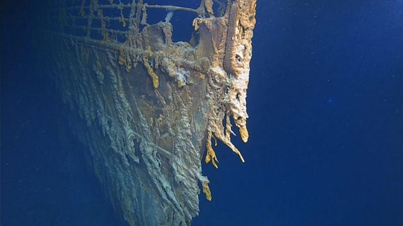 Novas imagens em alta resolução mostram avançado estado de decomposição do Titanic-0