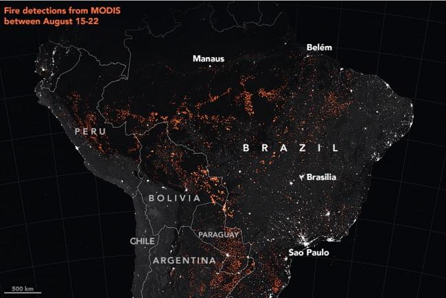 NASA confirma que incêndios na Amazônia são os piores desde 2010-0