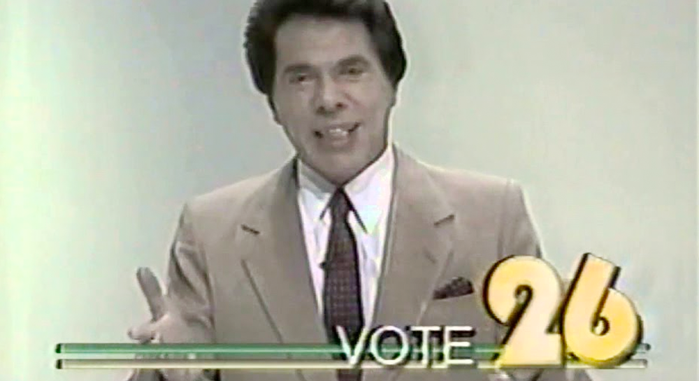 Há 30 anos, Silvio Santos tentava ser presidente da República-0