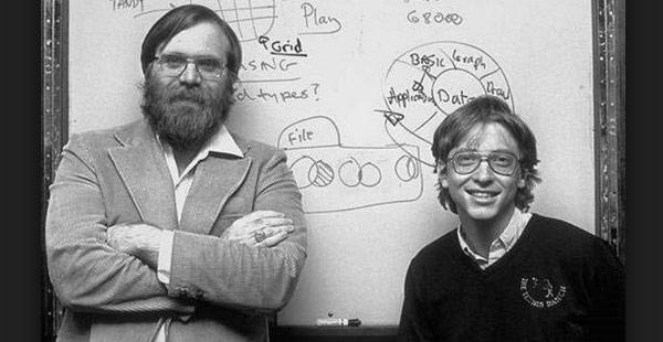 Bill Gates e Paul Allen fundam a Microsoft-0