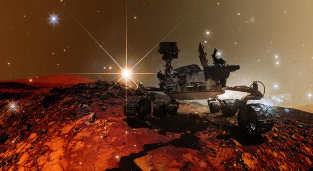 Robô Curiosity registra paisagens surpreendentes da superfície de Marte-0