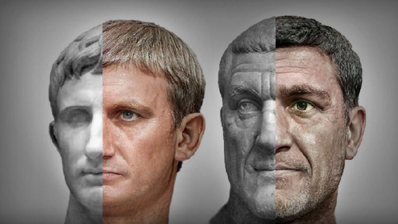 Inteligência Artificial consegue recriar rostos dos imperadores romanos-0
