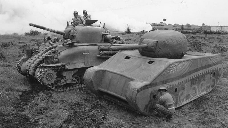 “Exército Fantasma”: batalhão secreto conseguiu enganar nazistas usando tanques infláveis -0