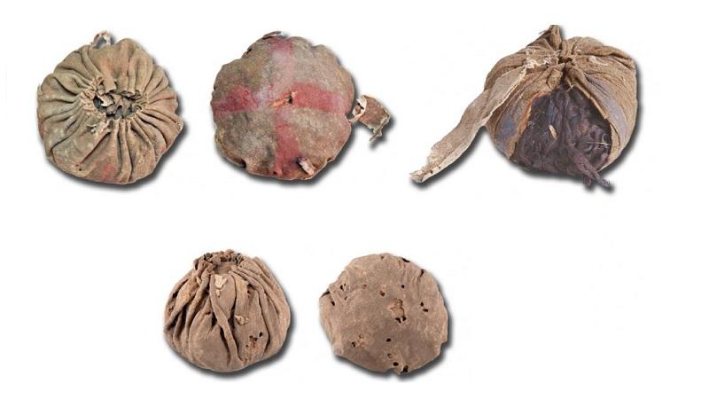 Bolas de couro de 3200 anos são encontradas em túmulos de cavaleiros na China-0