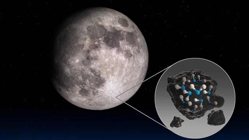 NASA anuncia descoberta de água no lado iluminado da Lua-0