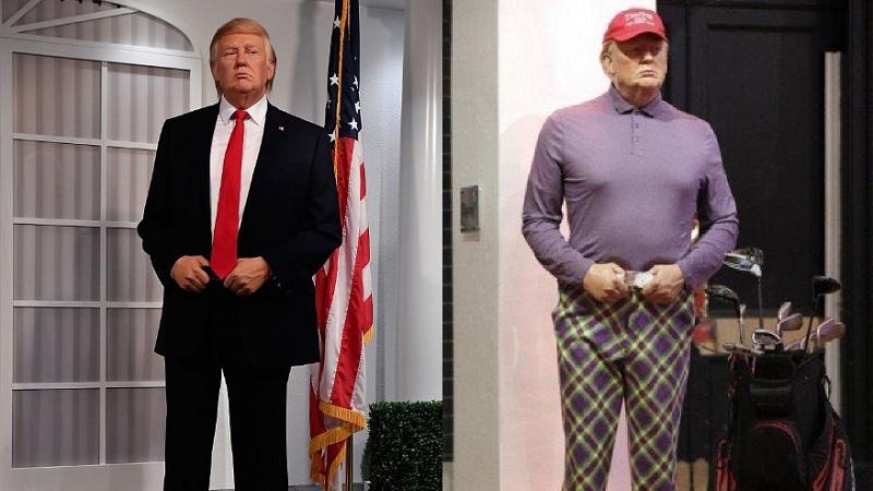 Museu de cera veste boneco de Trump com roupas de golfe após derrota nas eleições-0