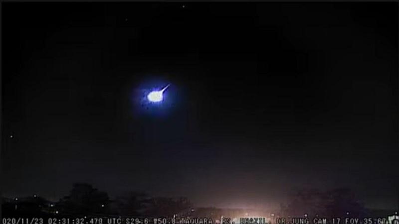 Observatório registra explosão de meteoro entre a fronteira do Brasil e o Uruguai-0