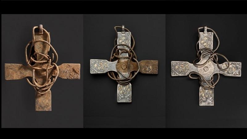 Rara cruz de prata encontrada na Escócia pode esclarecer relações entre vikings e cristãos-0