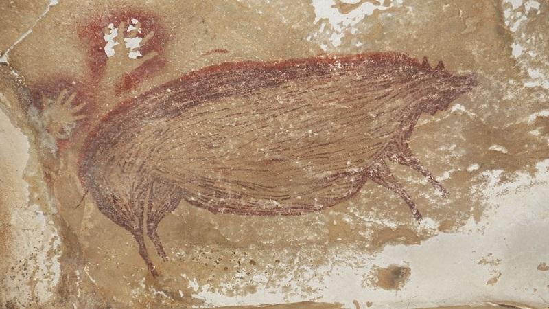 Figura de porco feita há 45 mil anos na Indonésia pode ser pintura mais antiga do mundo-0