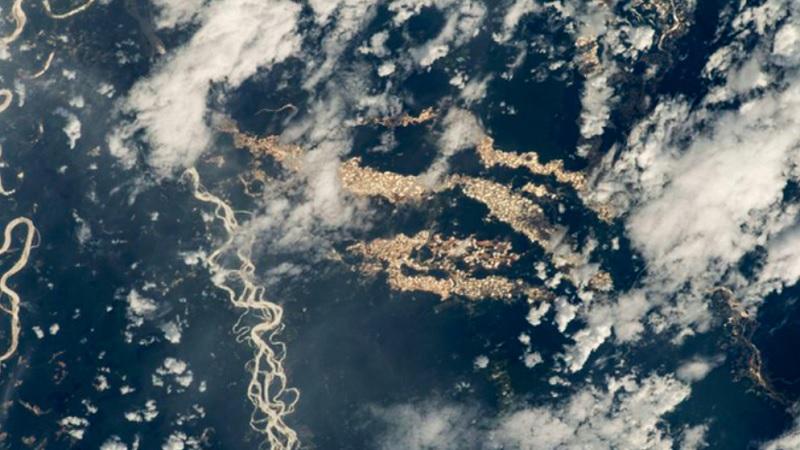Rios de ouro: imagem chocante da NASA revela garimpo ilegal na Amazônia-0