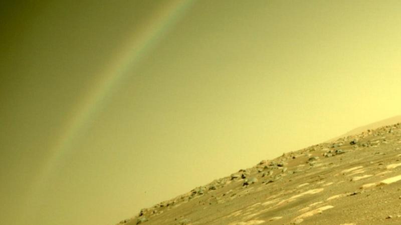 NASA explica a origem do misterioso arco-íris fotografado em Marte-0