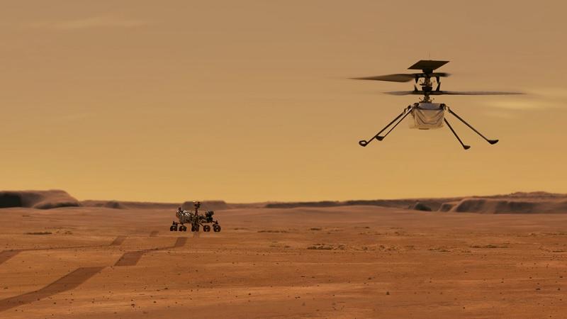 Helicóptero Ingenuity, da NASA, faz primeiro voo em Marte e marca momento histórico-0