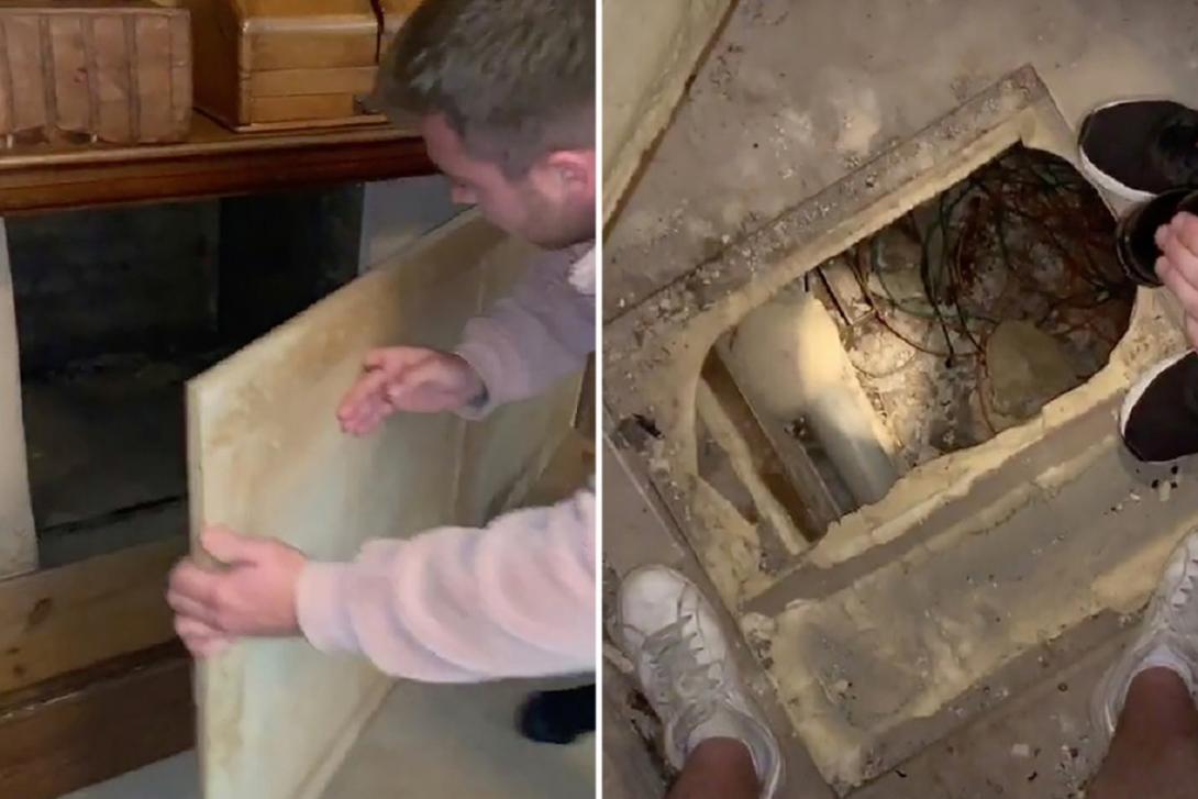 Homem descobre passagem secreta e rede de túneis escondidos na própria casa-0