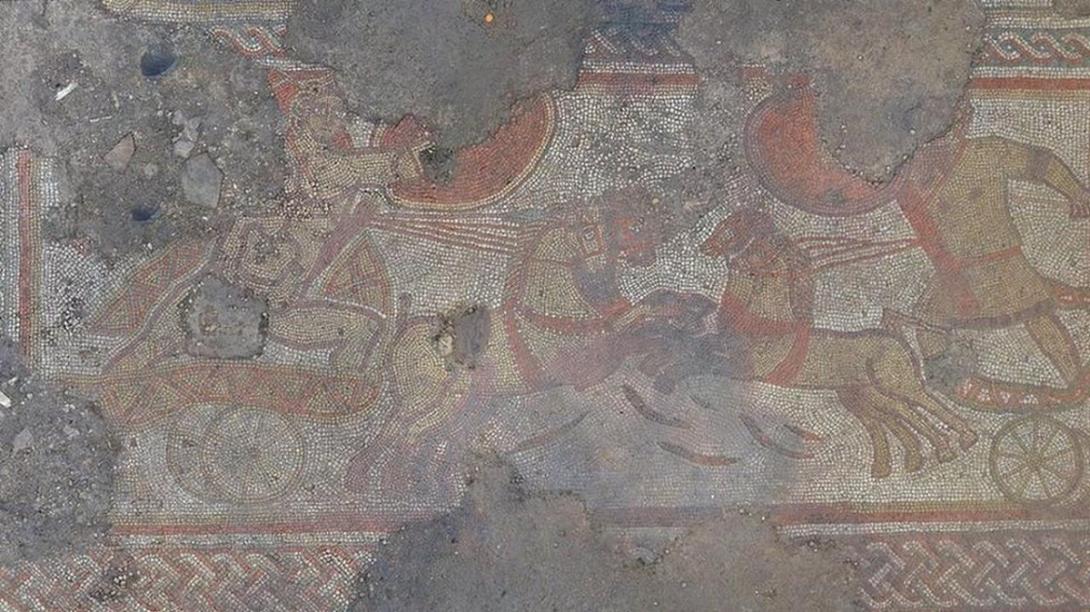 Vila romana com mosaico contendo cenas da Ilíada é encontrada na Inglaterra-0