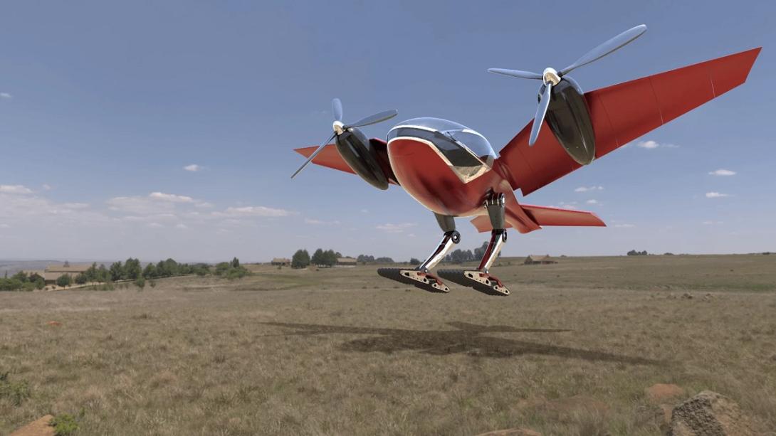 O carro voador em forma de pássaro que promete revolucionar o transporte na África-0