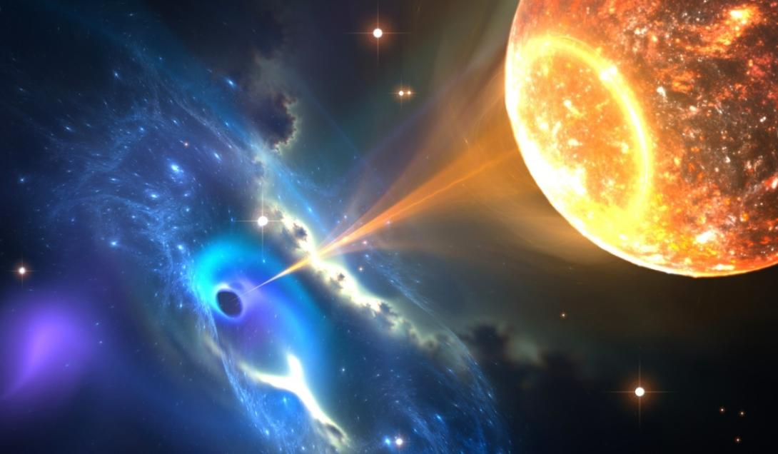 Descoberto um buraco negro que fabrica estrelas em vez de destruí-las (imagens incríveis)-0