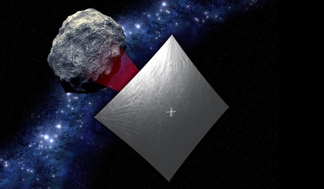 NASA enviará minúscula nave impulsionada por uma vela para explorar asteroide-0