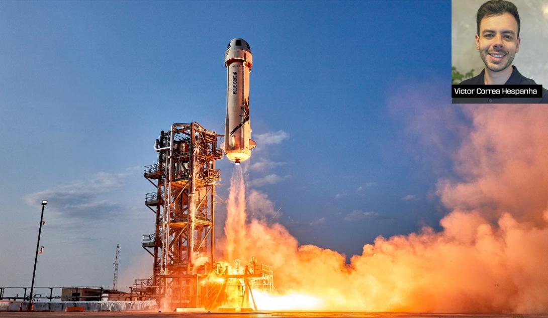Brasileiro deve ir ao espaço em nova missão da Blue Origin, de Jeff Bezos-0