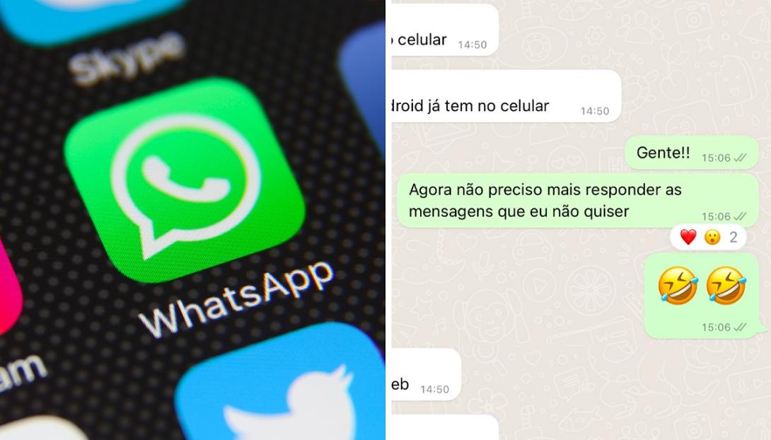 WhatsApp libera nova função ótima para quando você não quer responder àquela mensagem-0