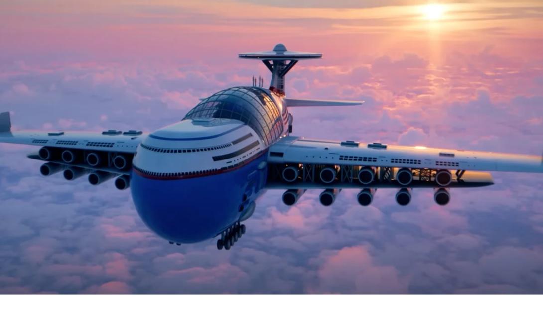 Hotel voador: avião gigante poderia levar 5 mil passageiros e ficar anos sem pousar-0
