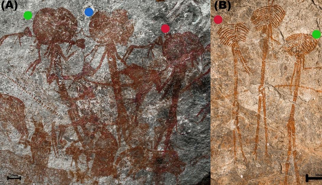 Desenhos pré-históricos de figuras com aparência alienígena são encontrados na Tanzânia-0