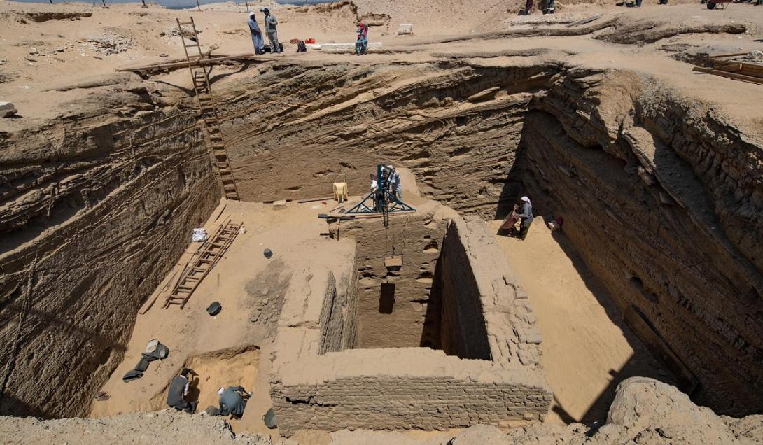  Arqueólogos encontram tumba secreta de general do Antigo Egito-0