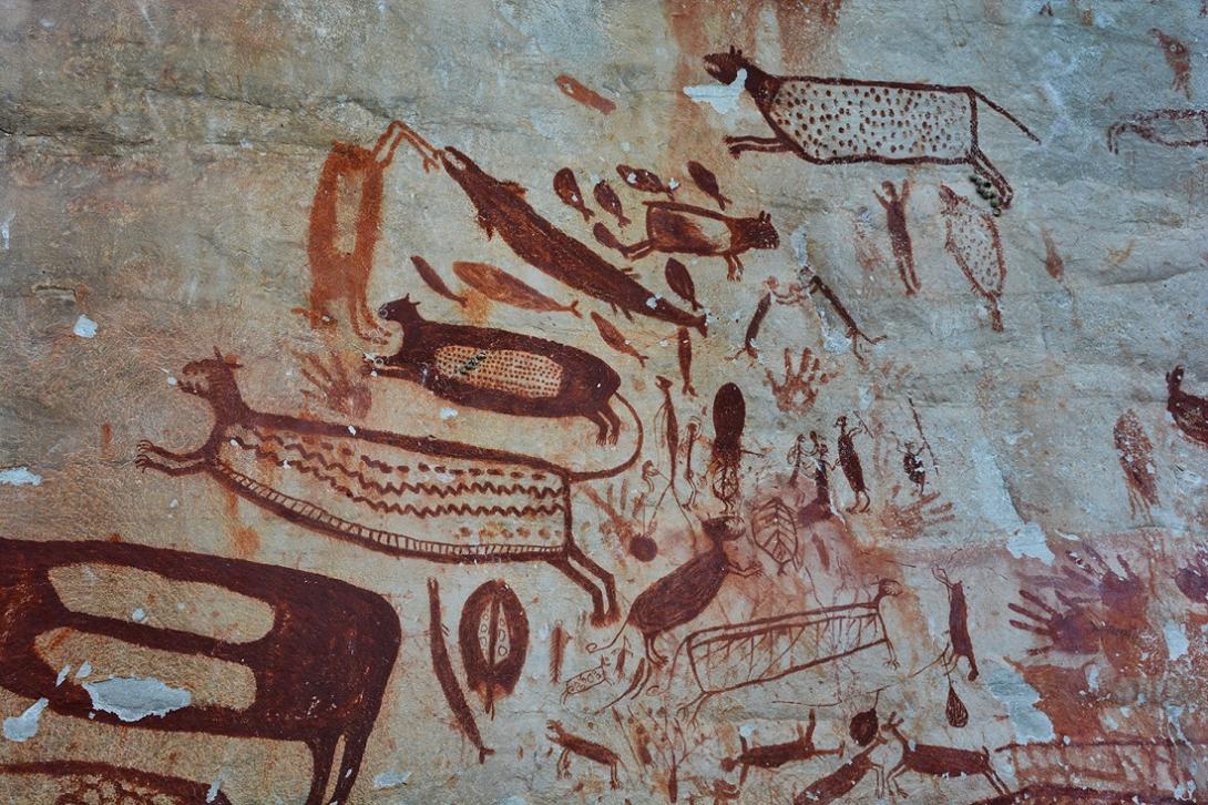Pinturas encontradas na Amazônia revelam convivência de animais da Era do Gelo com humanos-0