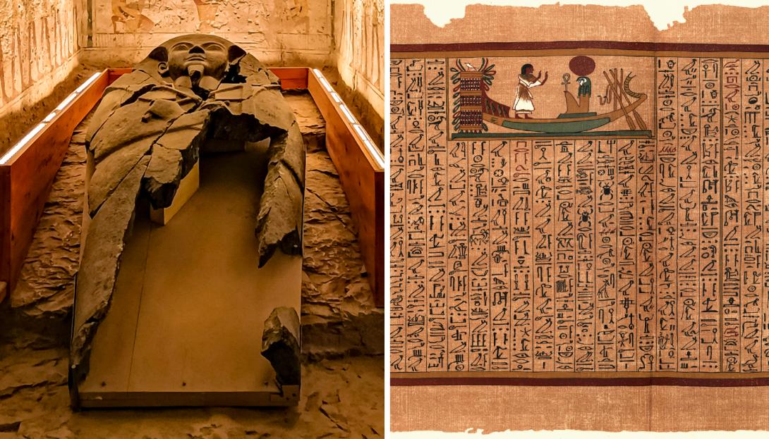 Abriram a tumba de um general do Antigo Egito e revelou-se o Livro dos Mortos-0