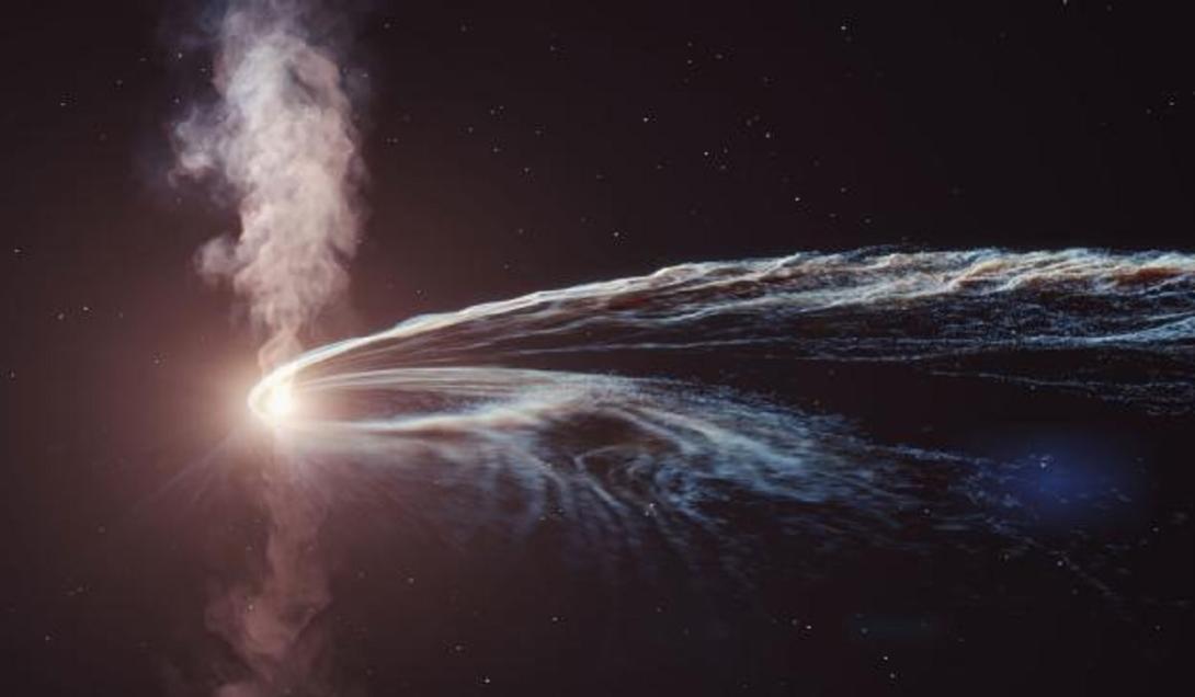 Inédito: buraco negro "arrota" uma estrela que ele engoliu anos antes-0
