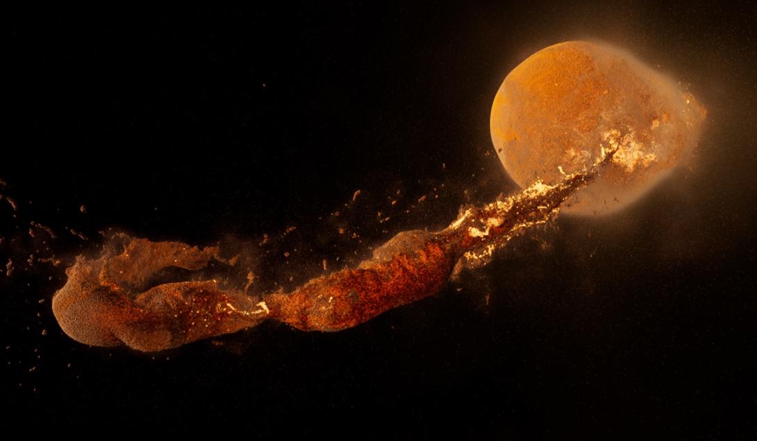 Assim se formou a Lua: NASA mostra como foi o choque de um planeta contra a Terra-0