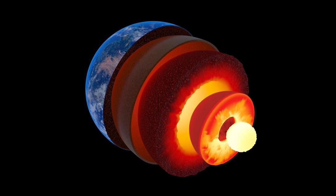 Cientistas descobrem "bola metálica" escondida dentro do núcleo interno da Terra-0